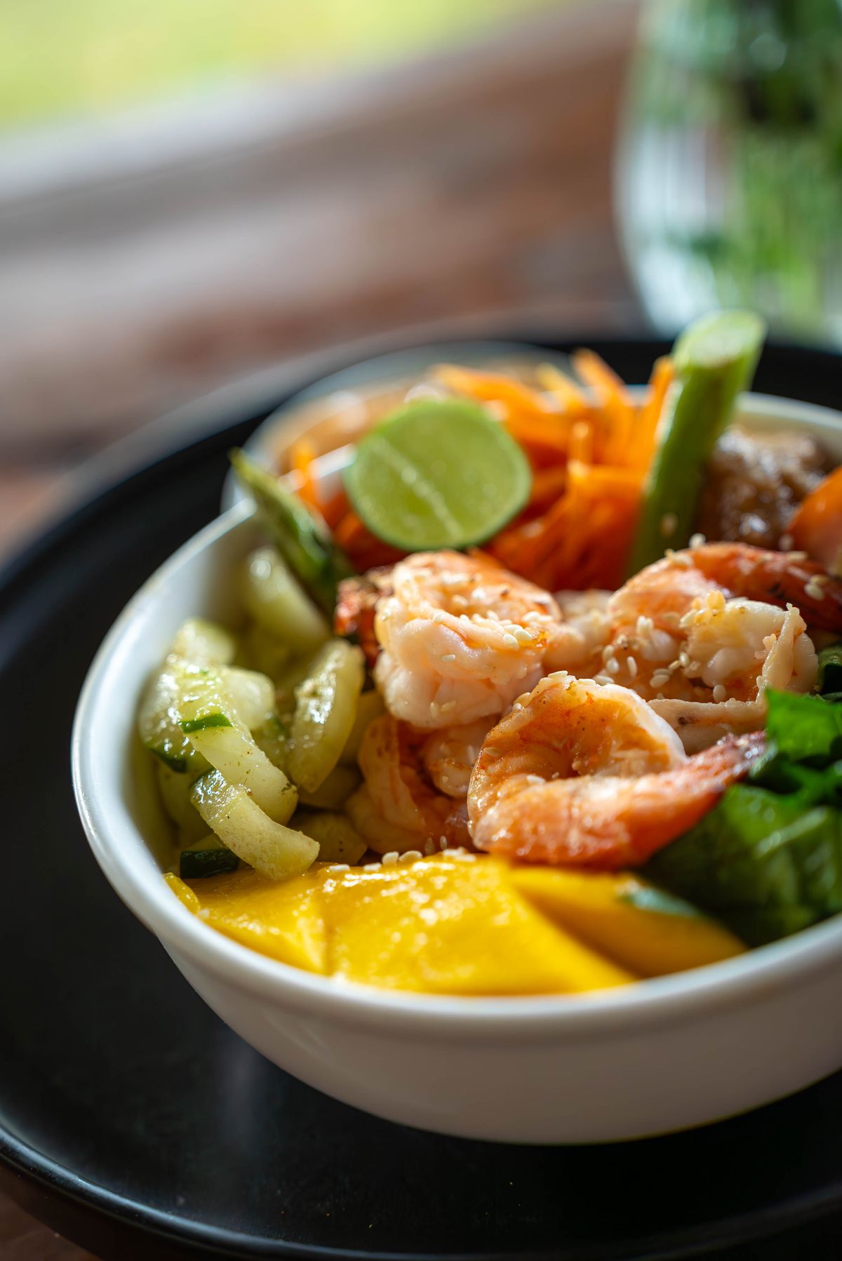 Mango shrimp bowl